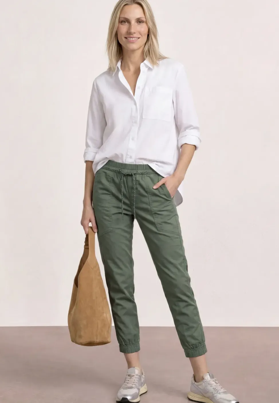 Pantalon léger en coupe slim