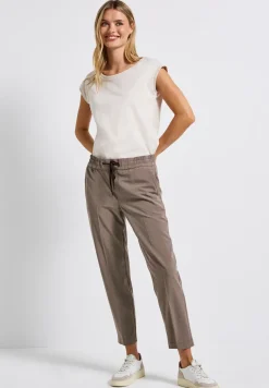 Pantalon léger en jacquard