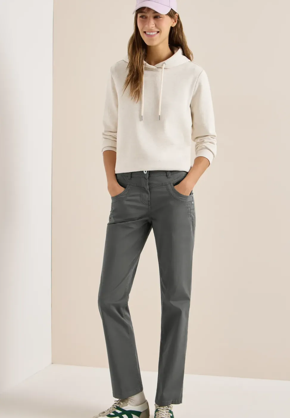 Pantalon look délavé