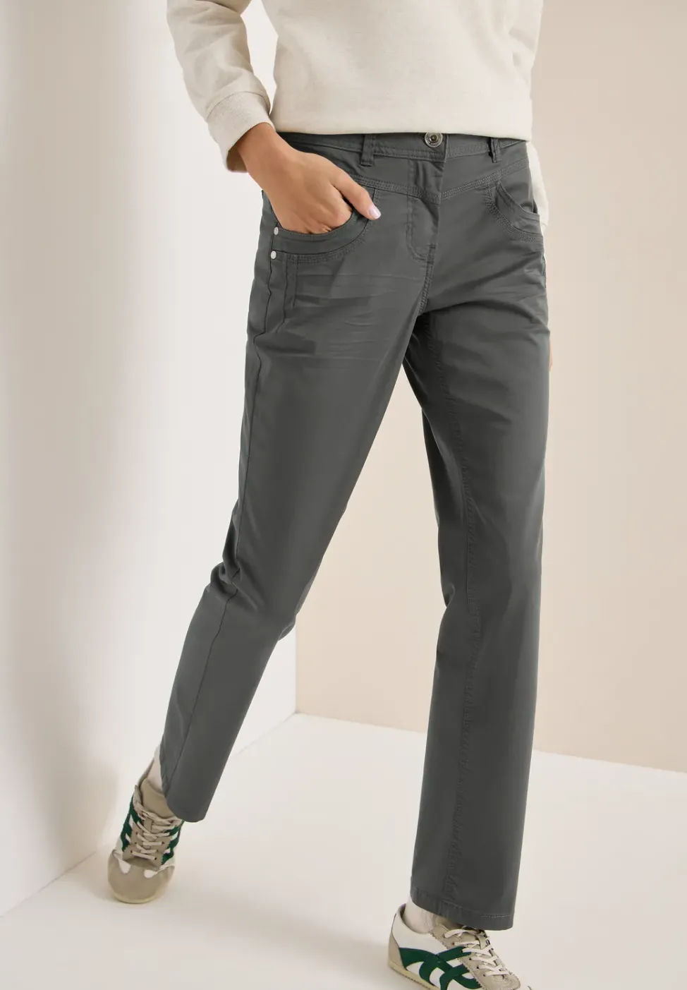 Pantalon look délavé