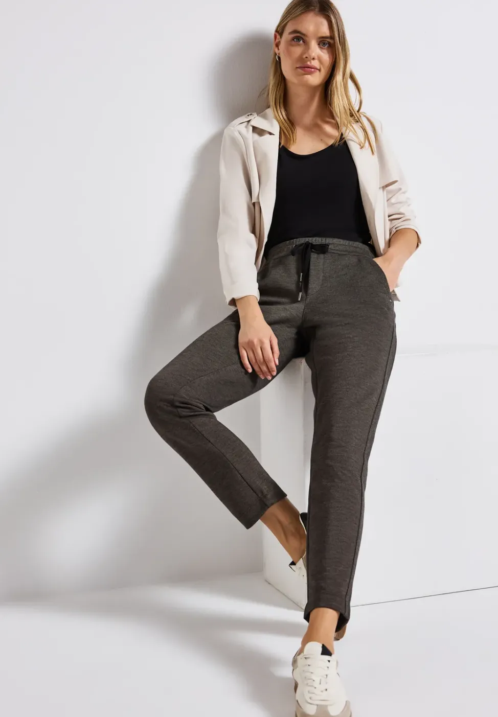 Pantalon Loose Fit Melange