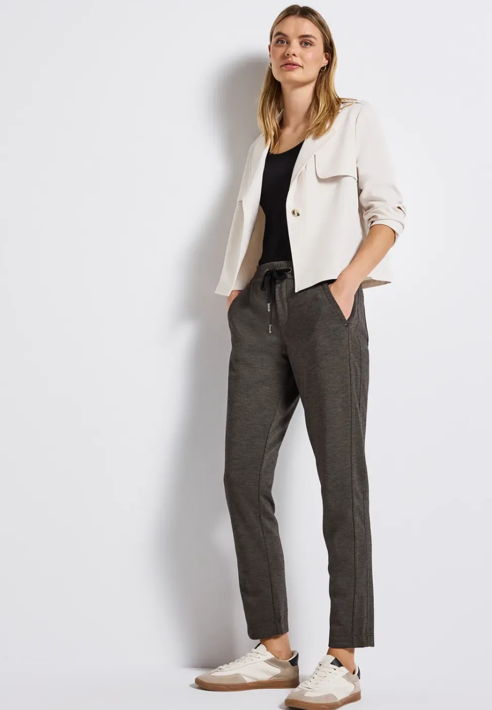 Pantalon Loose Fit Melange