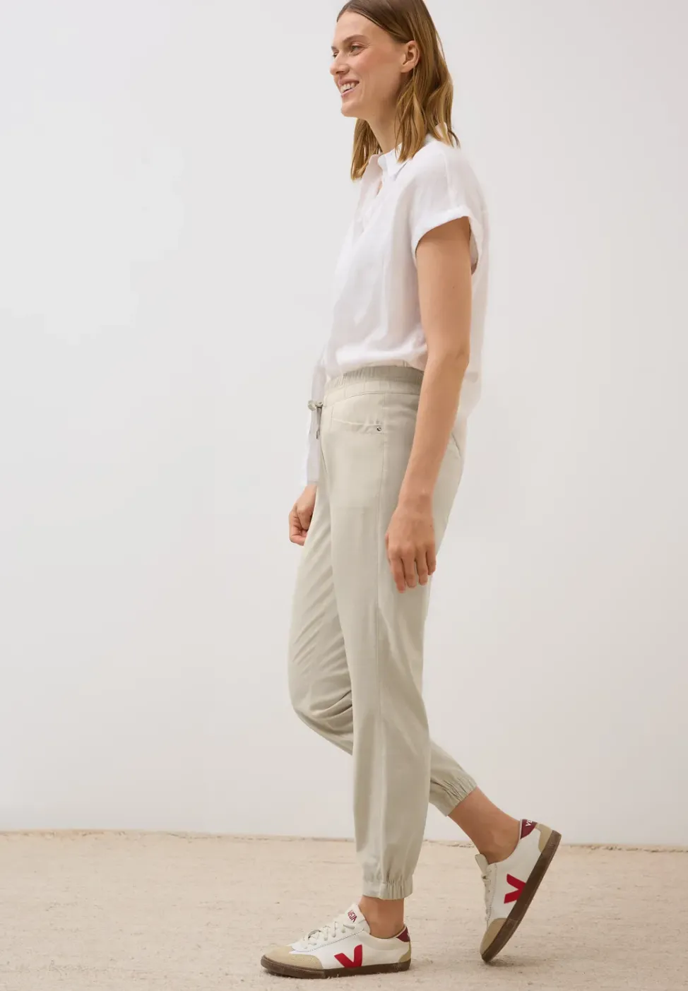 Pantalon Loose Fit Melange