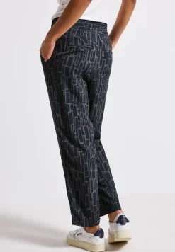 Pantalon Loose Fit à motifs