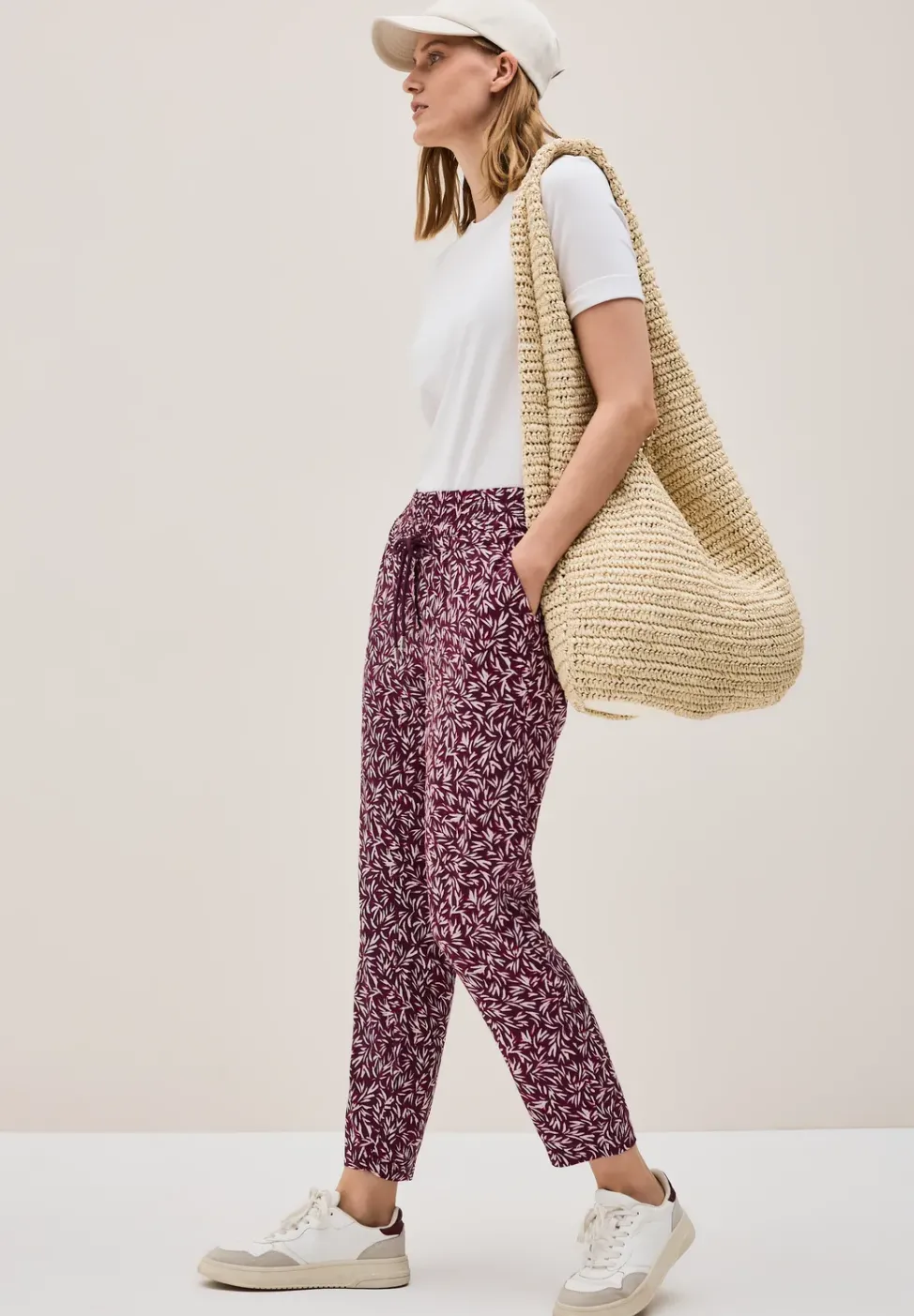Pantalon Loose Fit à motifs