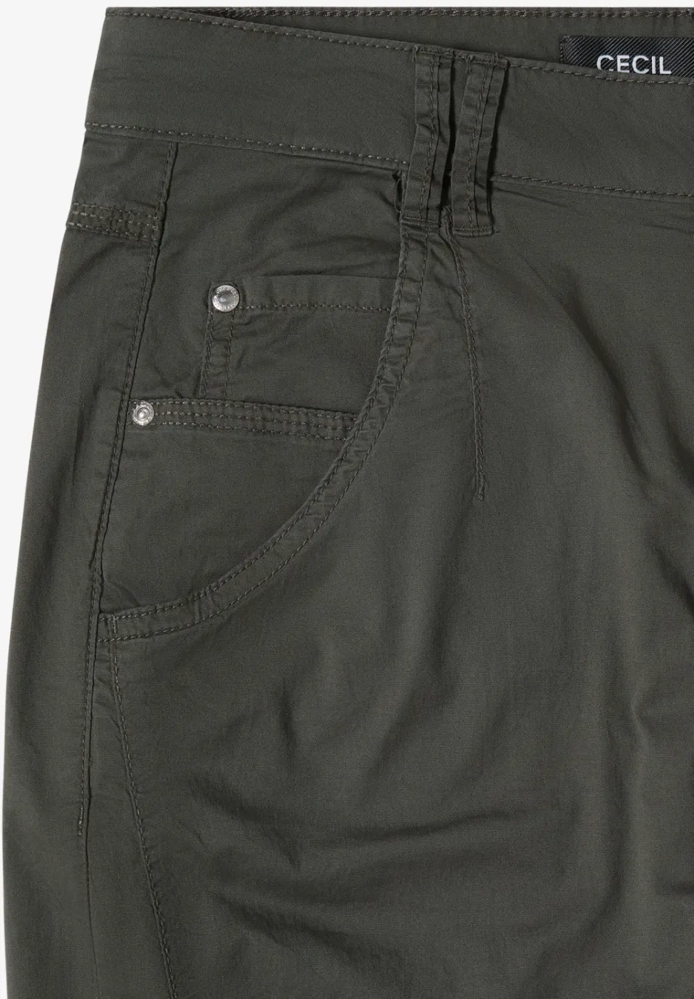 Pantalon Mid Waist Barrel Leg à coupe décontractée