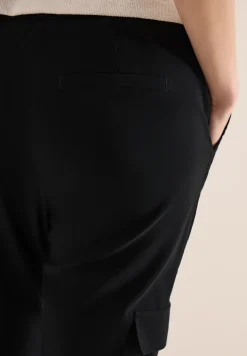 Pantalon Mid Waist Slim Leg au look cargo