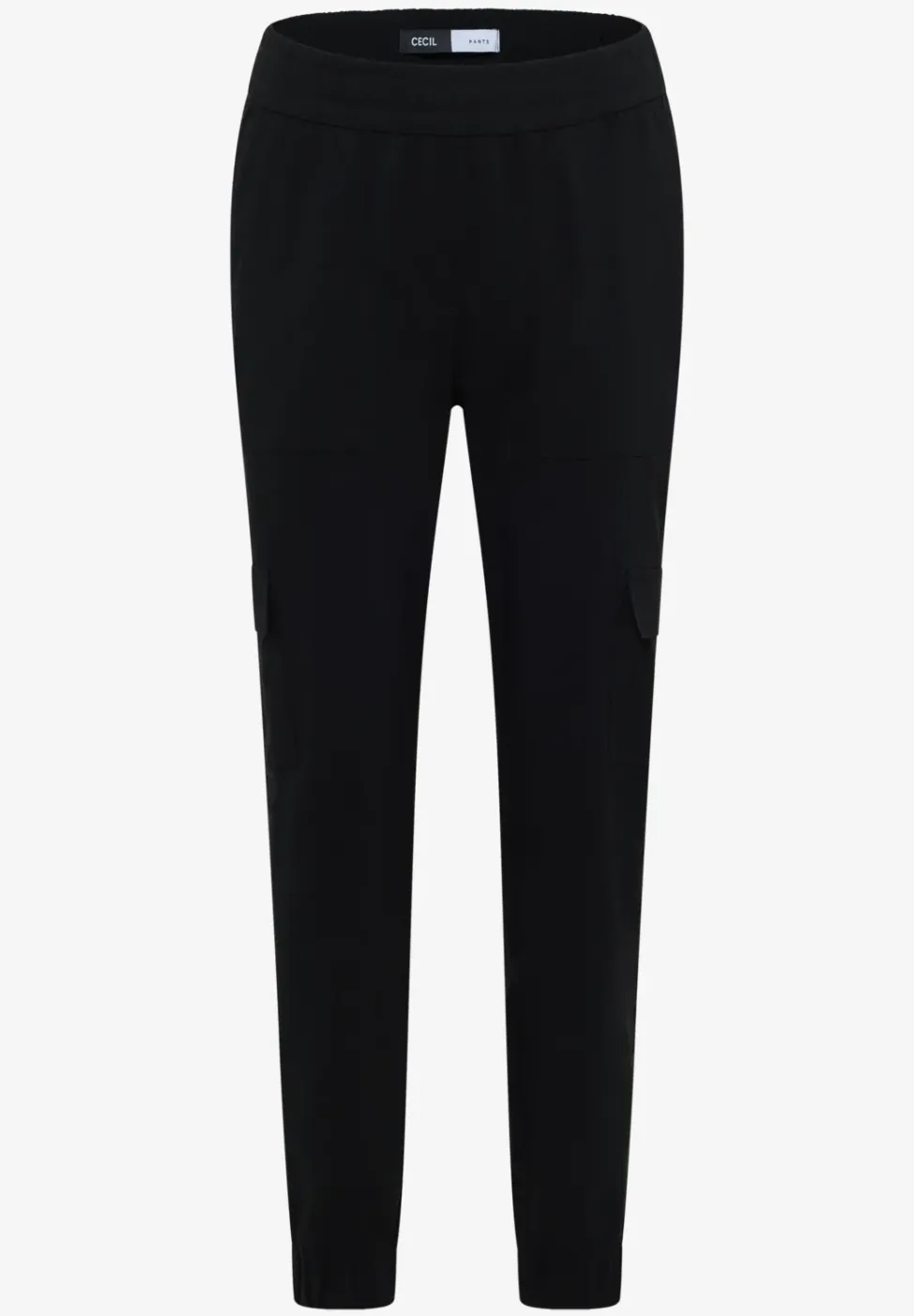 Pantalon Mid Waist Slim Leg au look cargo