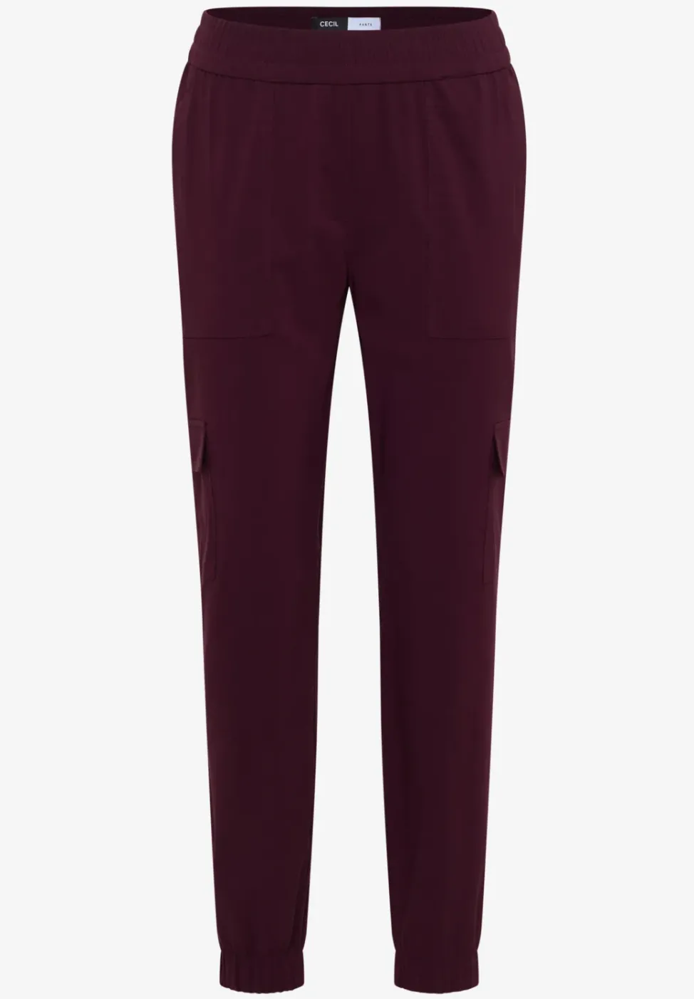 Pantalon Mid Waist Slim Leg au look cargo