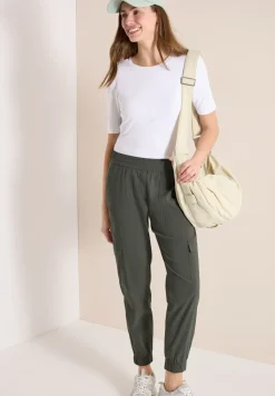 Pantalon Mid Waist Slim Leg au look cargo