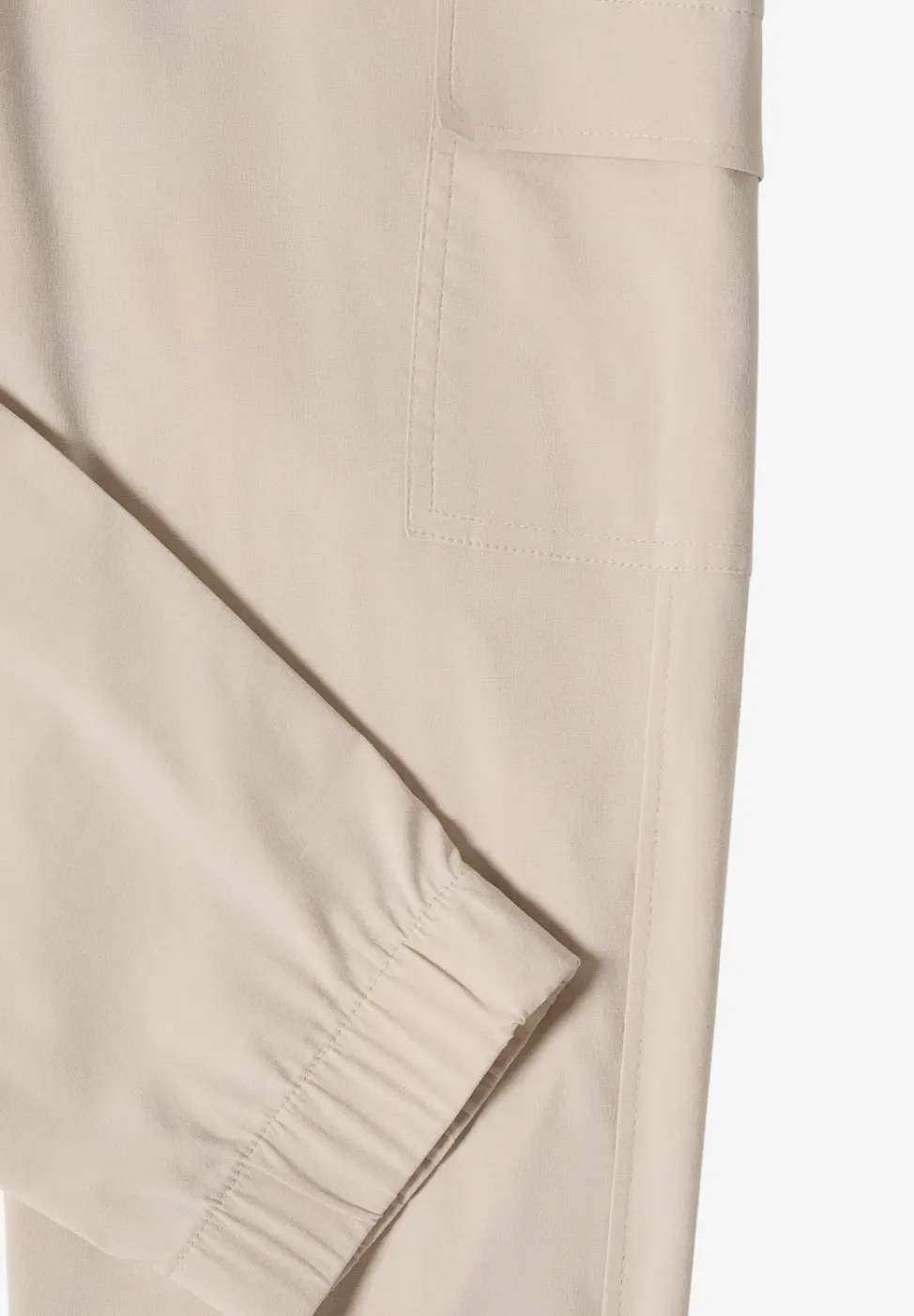 Pantalon Mid Waist Slim Leg au look cargo