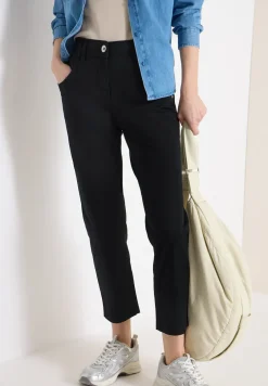 Pantalon Mid Waist Slim Leg en Casual Fit