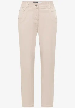 Pantalon Mid Waist Slim Leg en Casual Fit