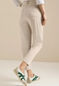 Pantalon Mid Waist Slim Leg en Casual Fit