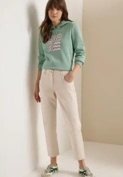 Pantalon Mid Waist Slim Leg en Casual Fit