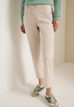Pantalon Mid Waist Slim Leg en Casual Fit