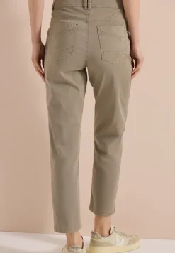 Pantalon Mid Waist Slim Leg en Casual Fit