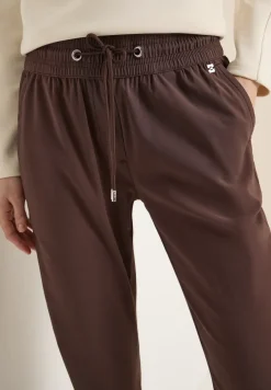 Pantalon Mid Waist Slim Leg en Casual Fit