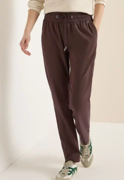 Pantalon Mid Waist Slim Leg en Casual Fit