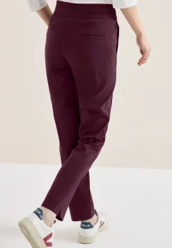 Pantalon Mid Waist Slim Leg en Casual Fit