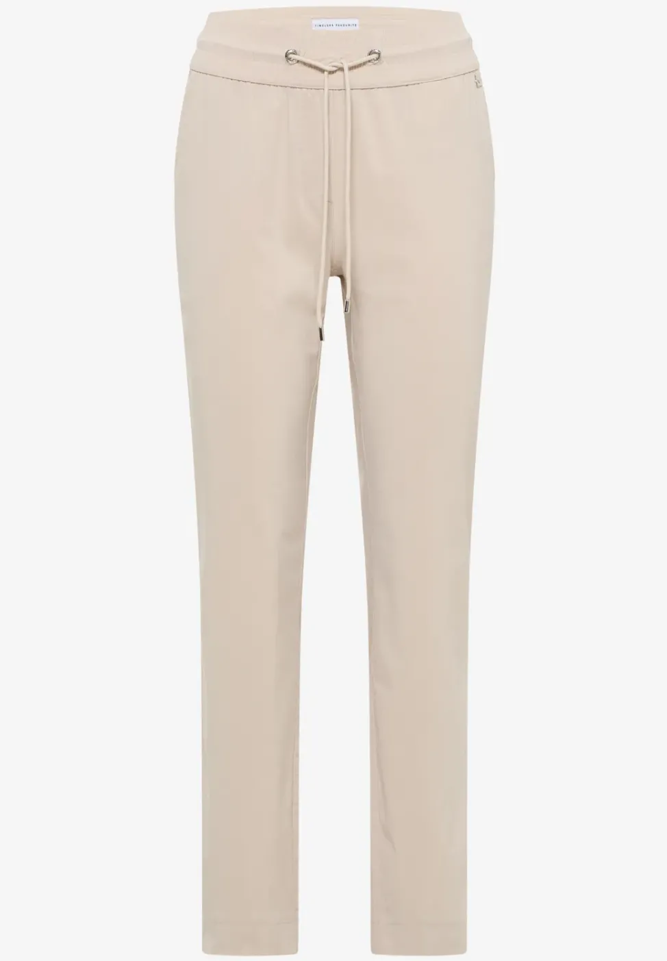 Pantalon Mid Waist Slim Leg en Casual Fit