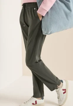 Pantalon Mid Waist Slim Leg en Casual Fit