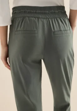 Pantalon Mid Waist Slim Leg en Casual Fit