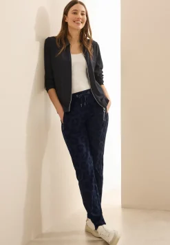 Pantalon à motif léopard