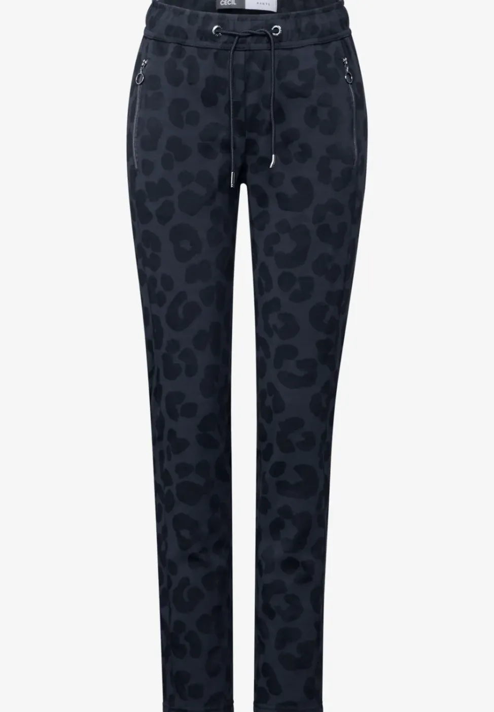 Pantalon à motif léopard