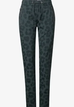 Pantalon à motif léopard