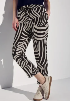 Pantalon à motifs