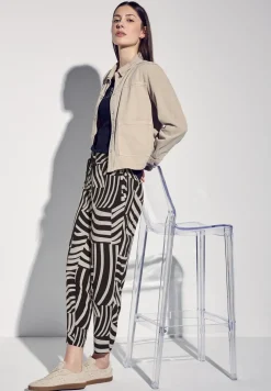 Pantalon à motifs