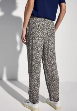 Pantalon à motifs