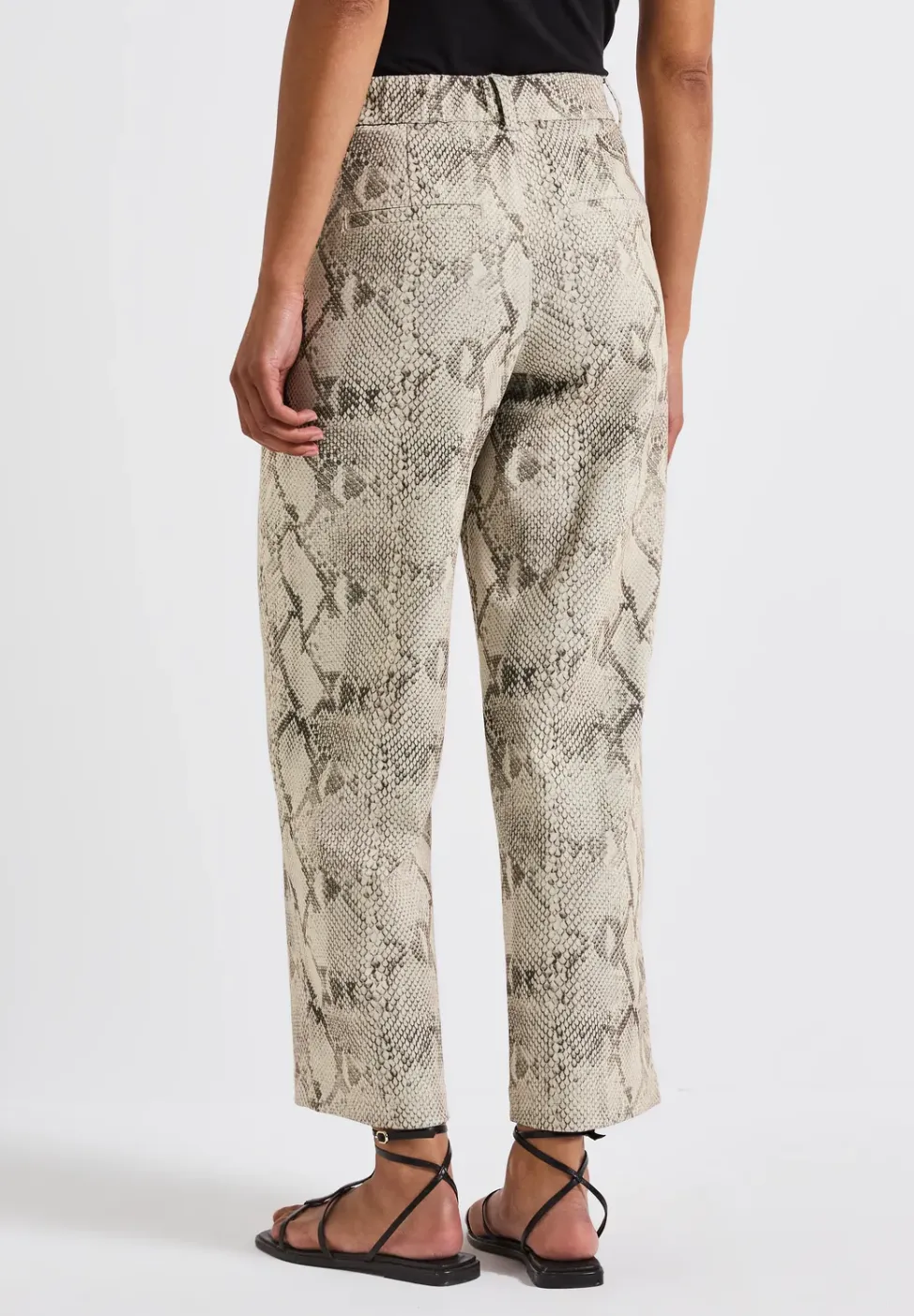 Pantalon à motifs Straight Legs
