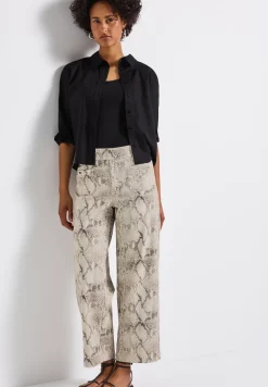 Pantalon à motifs Straight Legs