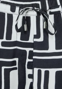 Pantalon à motifs structurés