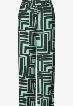 Pantalon à motifs structurés