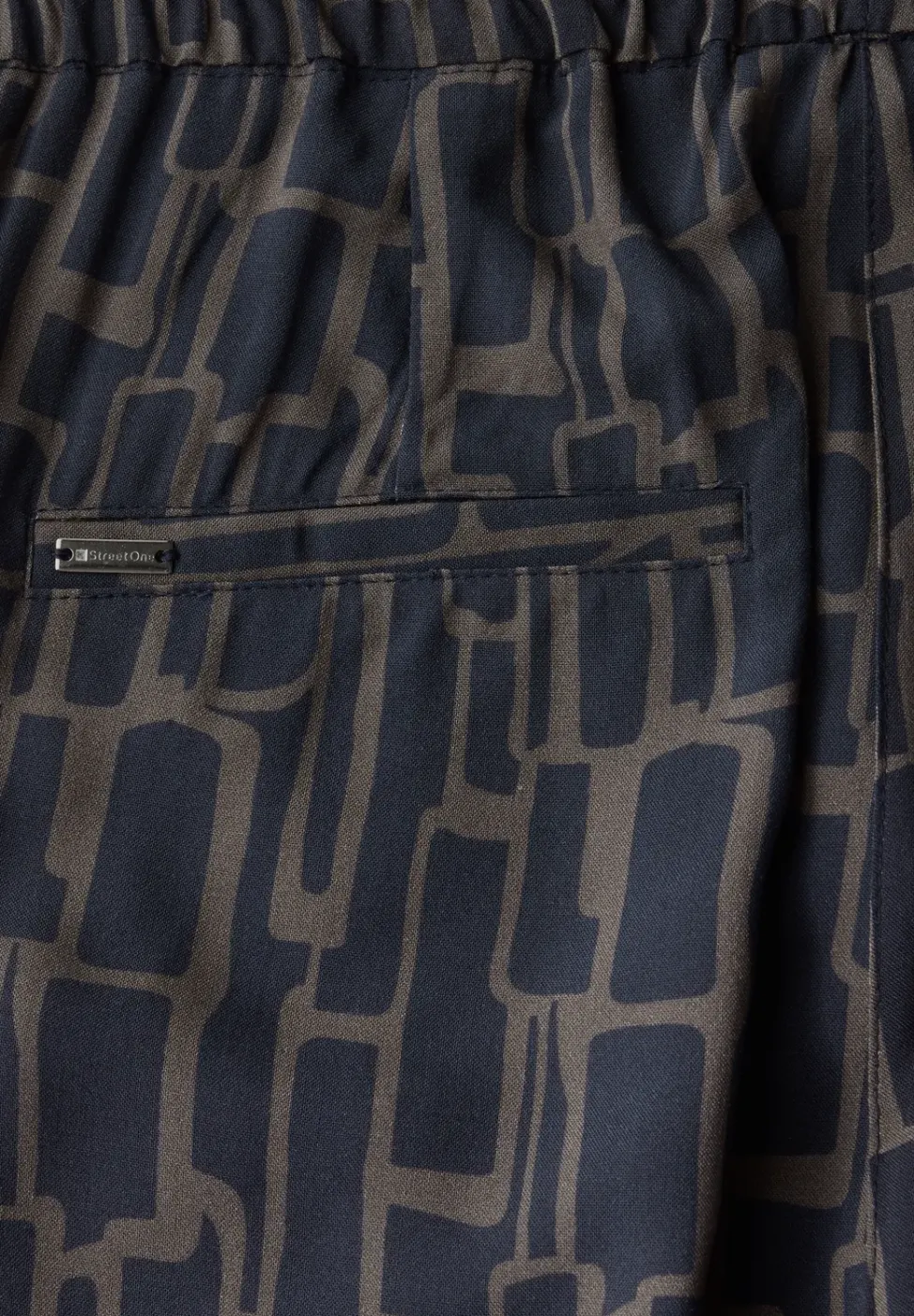 Pantalon à motifs 7/8 Wide Legs