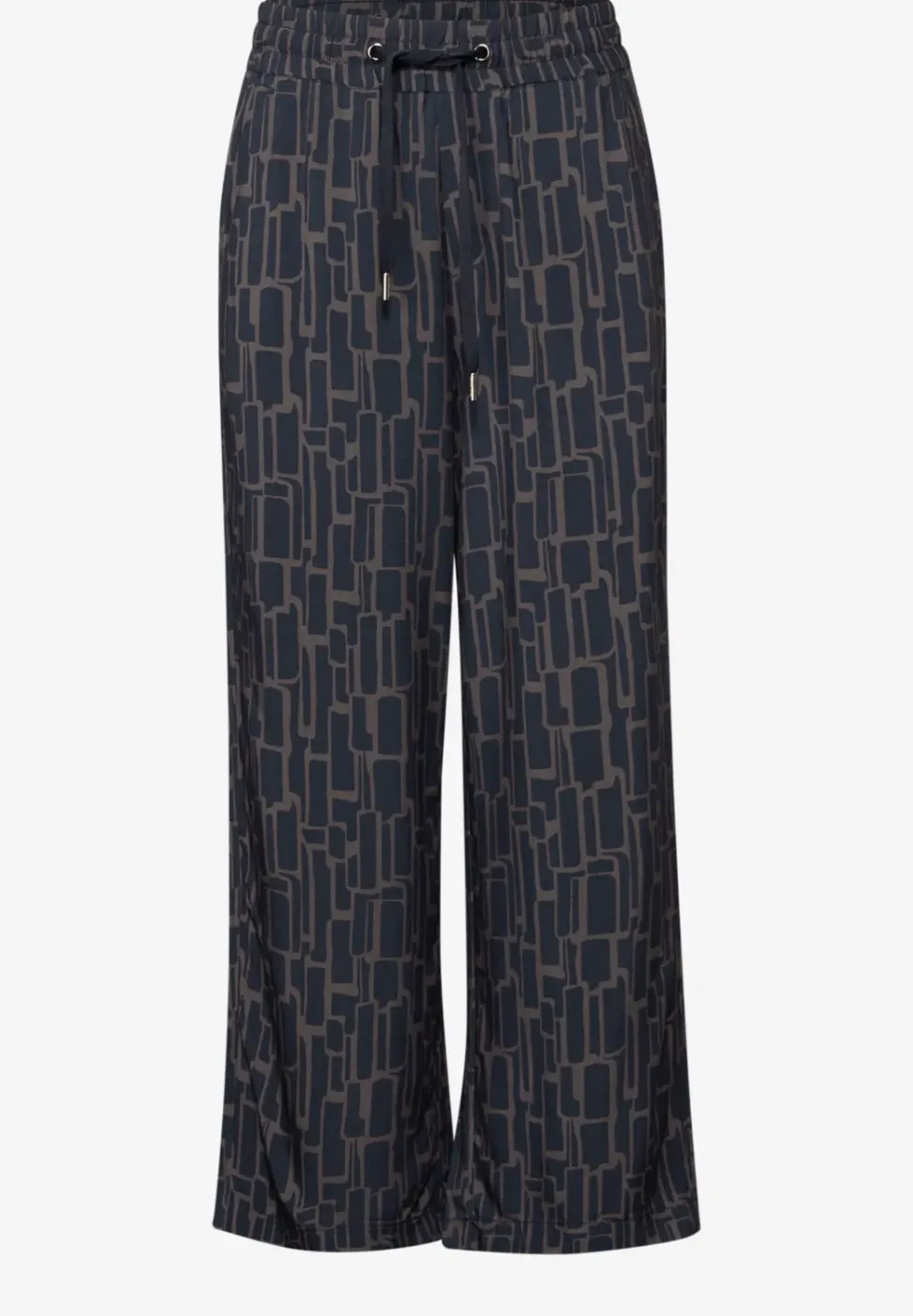 Pantalon à motifs 7/8 Wide Legs