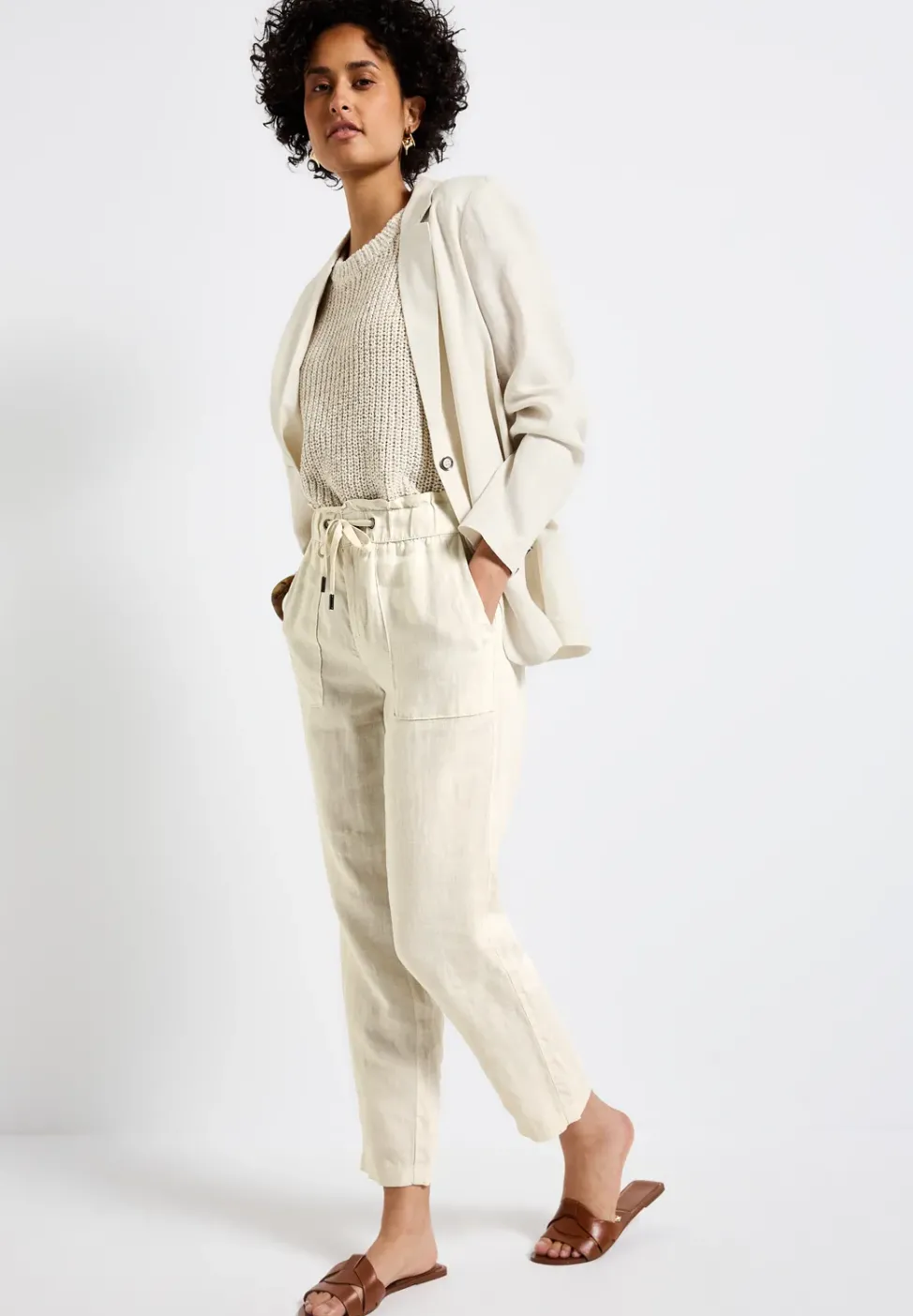 Pantalon paperbag