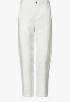 Pantalon paperbag en coupe casual