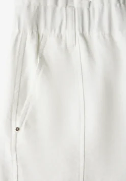 Pantalon paperbag en coupe casual