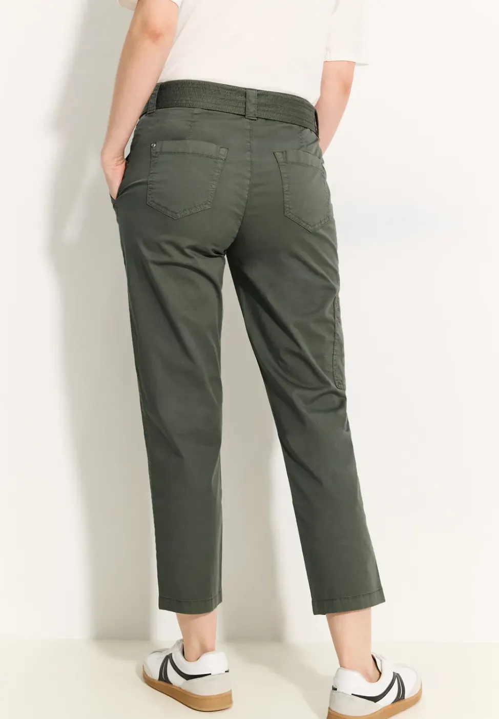 Pantalon papertouch avec une ceinture