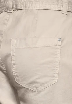Pantalon papertouch avec une ceinture
