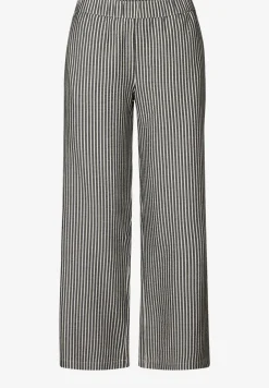 Pantalon rayé en seersucker