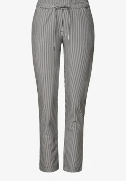 Pantalon rayé en seersucker