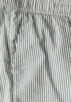Pantalon rayé en seersucker