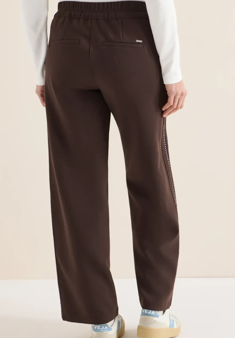 Pantalon à rayures de tapisserie