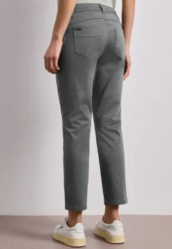 Pantalon 7/8 Slim Leg en satin