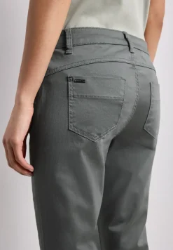 Pantalon 7/8 Slim Leg en satin